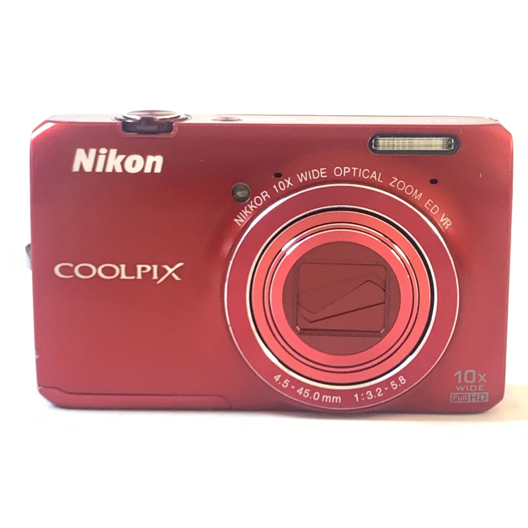 95新 Nikon/尼康 s6300 红色 1602万像素 ccd