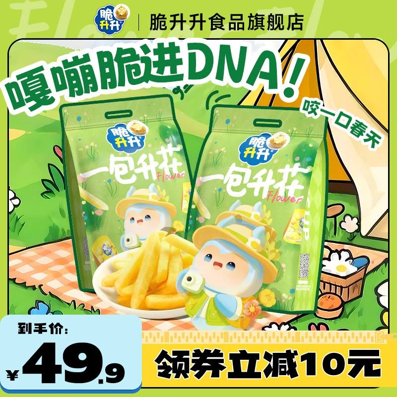 【毕业季】脆升升一包升花端午送礼包528g香脆薯条薯片零食