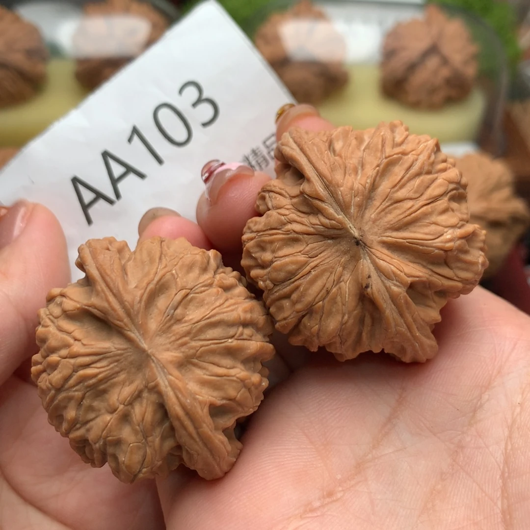 文玩核桃把件全品磨盘44