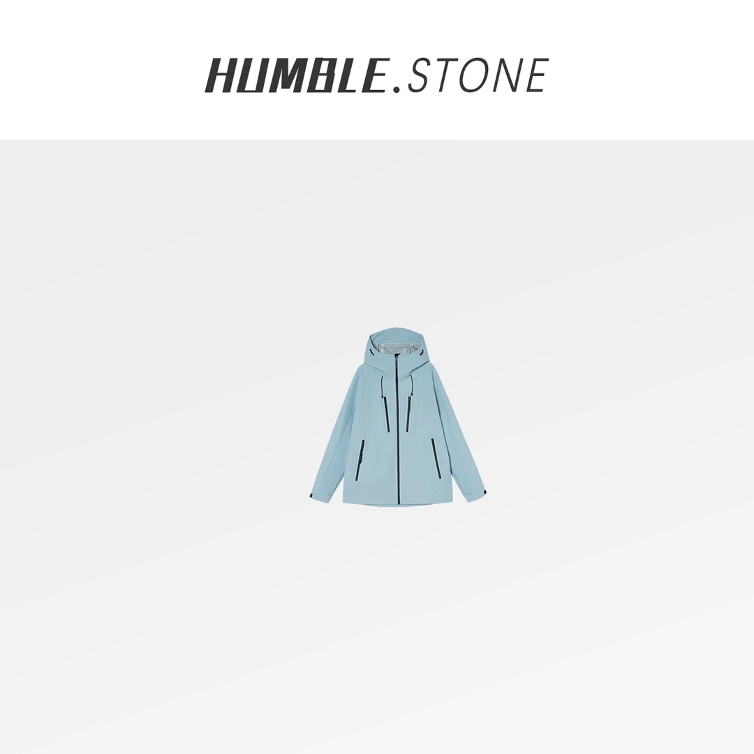 HUMBLE STONE 悍石 『一级硬壳冲锋衣』 情侣款连帽夹克外套66015