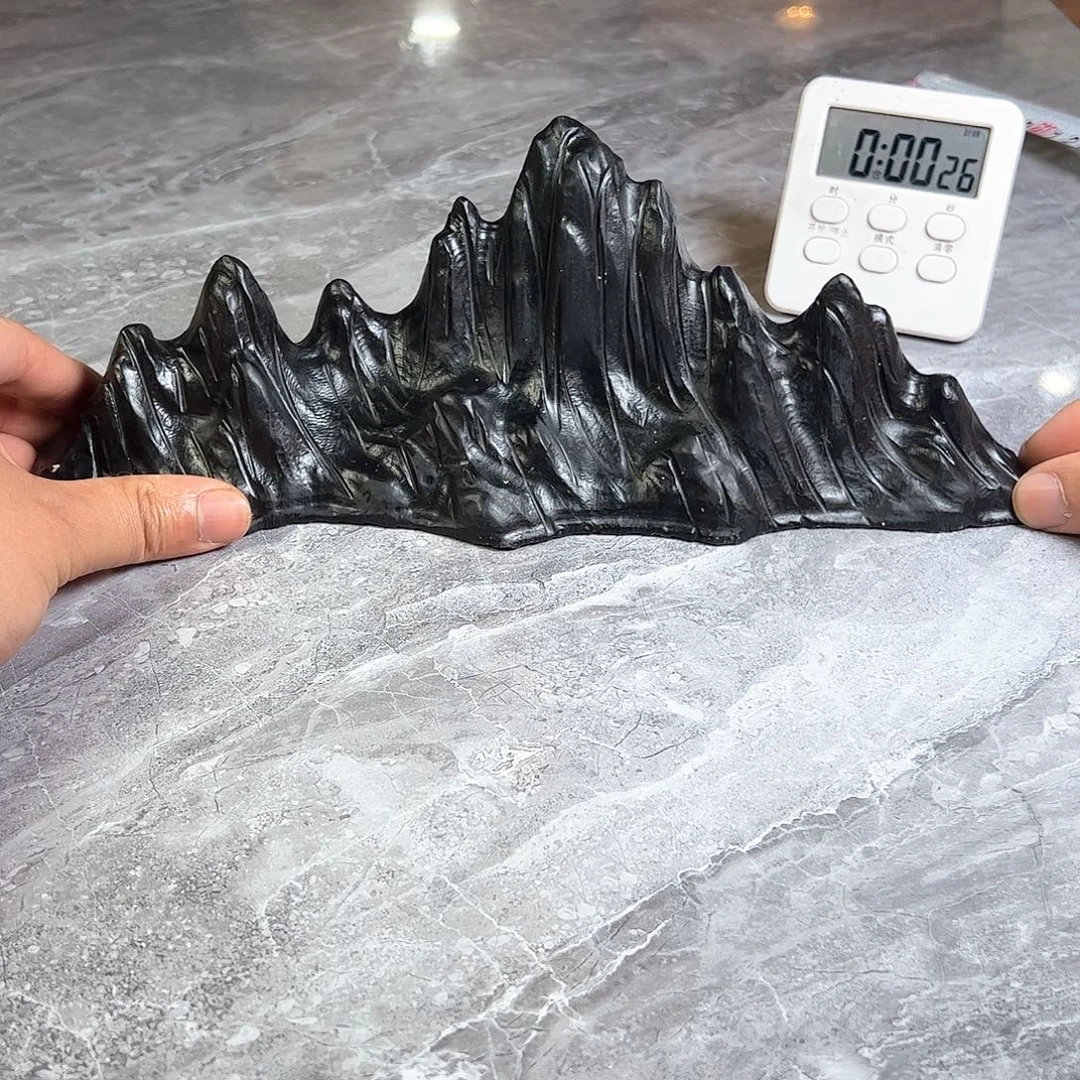 星***书灵璧奇石博览会摆件