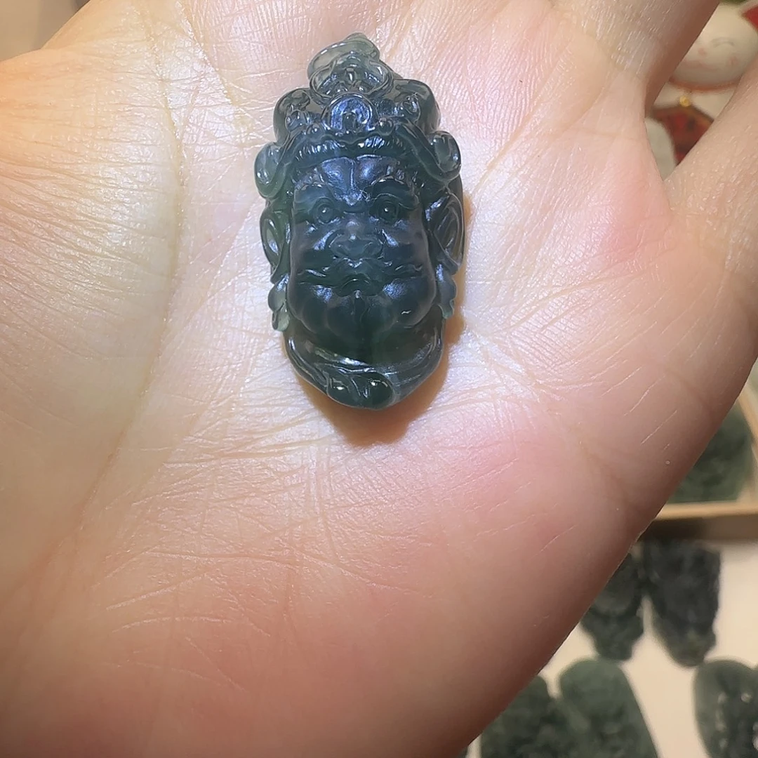 定制翡翠未镶嵌大威天龙翡翠定制