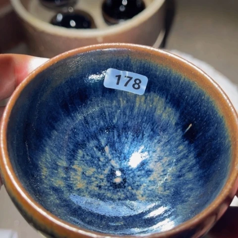 茶盏原矿原釉柴烧建盏