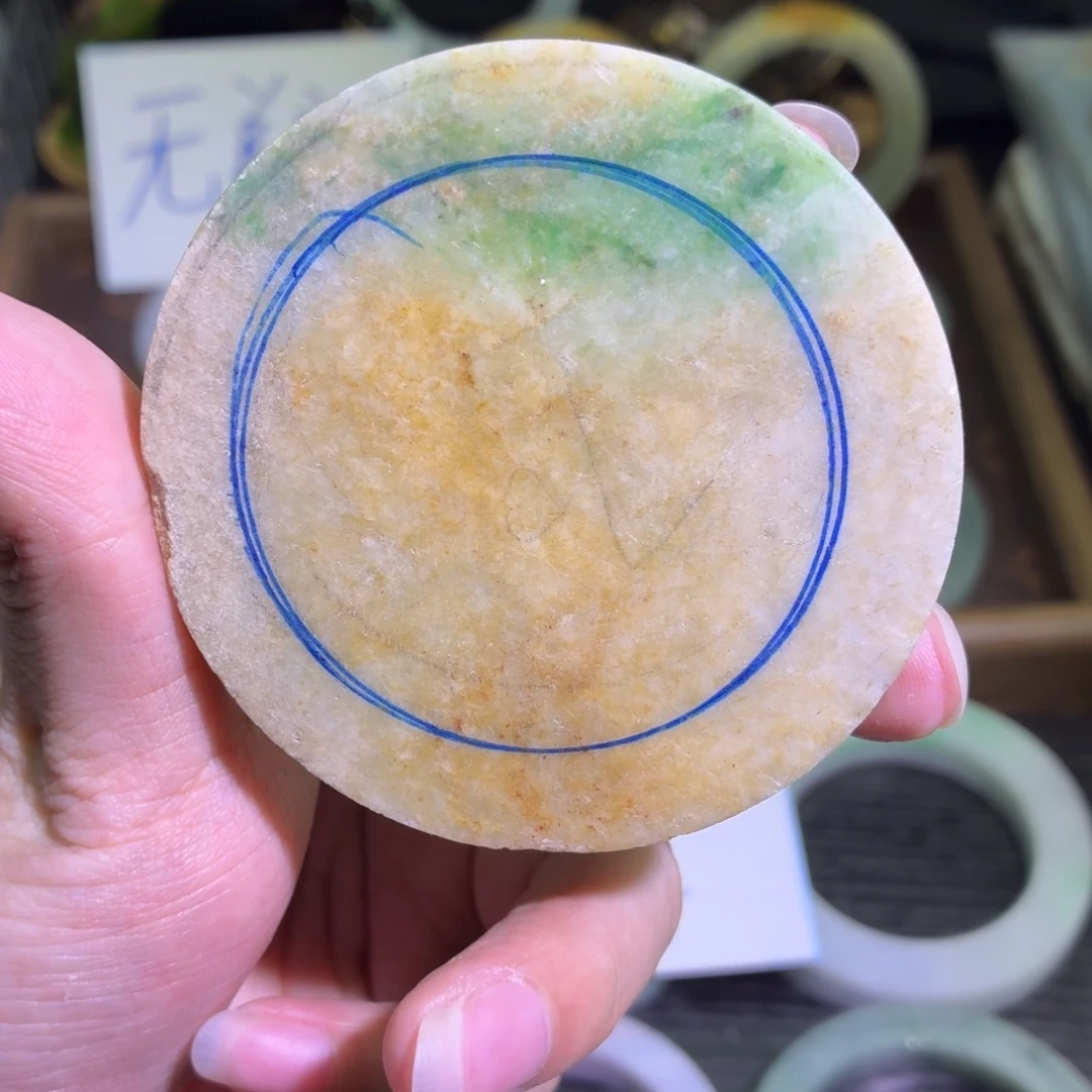 定制翡翠未镶嵌缅甸翡翠A货手镯毛胚定制