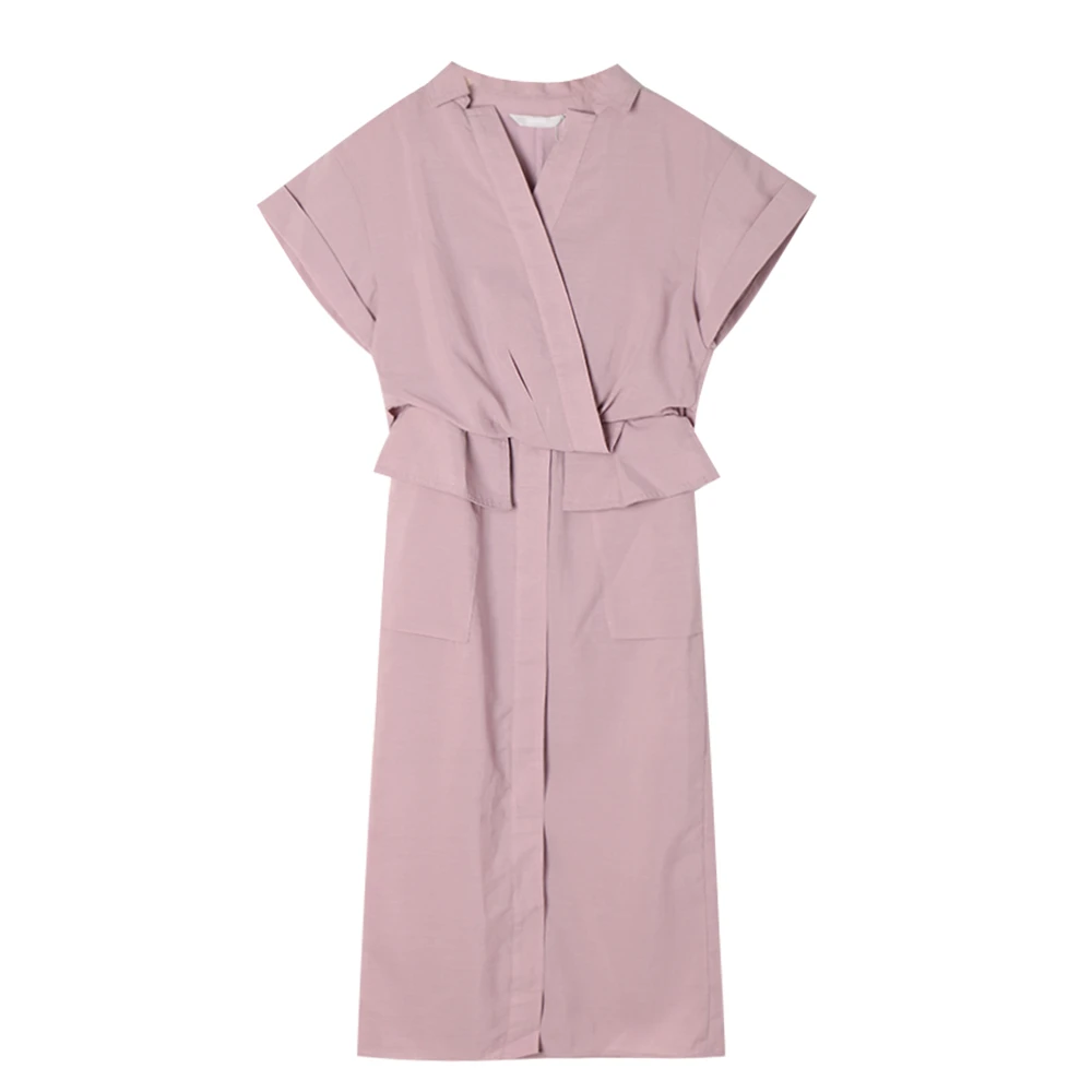 Mind Bridge/心桥简约时尚连衣裙 MB1674-MVOP322PPK