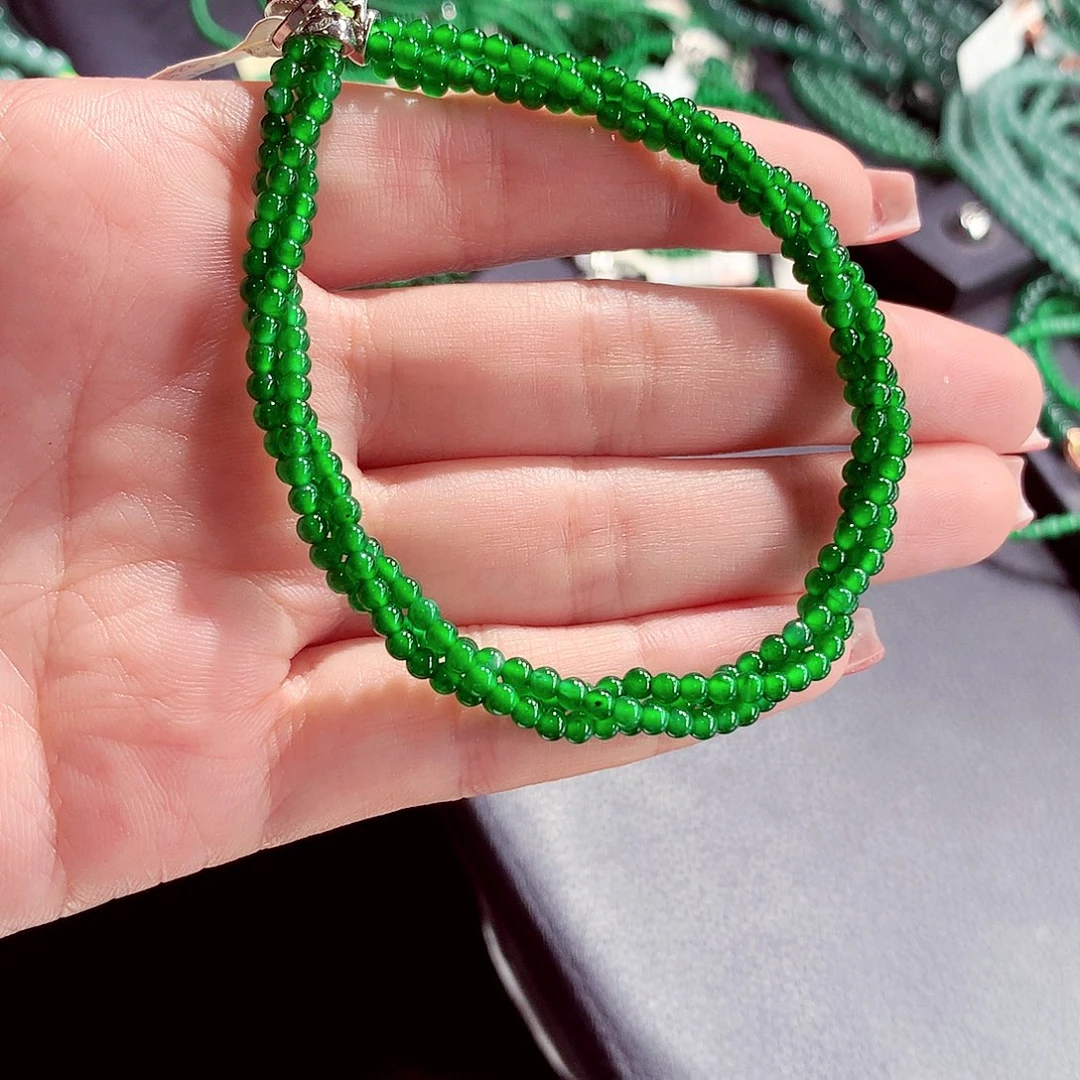 碧***碧毛衣链未镶嵌翡翠