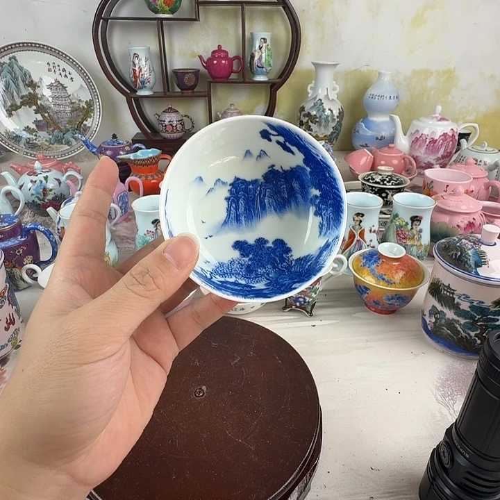 摆件陶景德镇陶瓷老厂瓷9