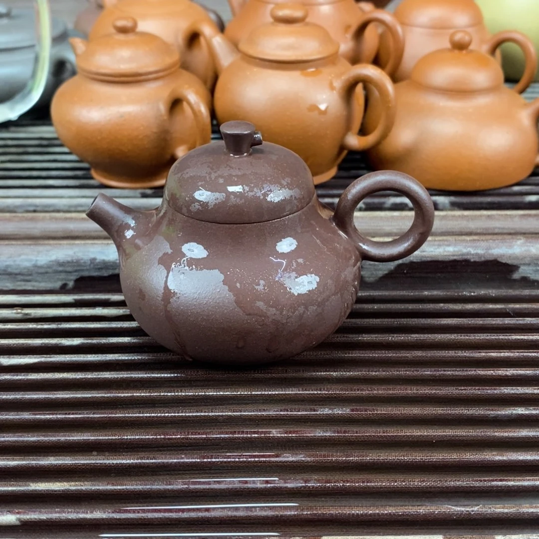 紫砂茶壶宜兴原矿紫砂壶容天130c