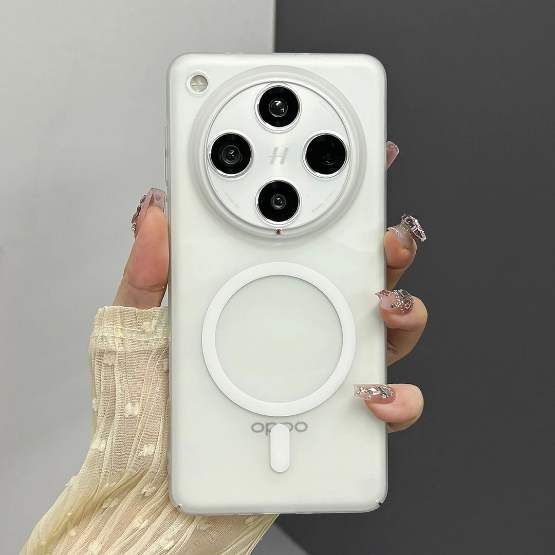 适用oppoFindx8 Pro磨砂透明手机壳findx8简约磁吸高级感防摔全包