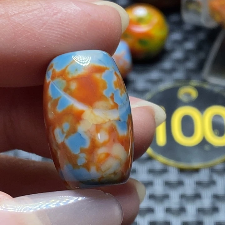 弱***杨玛瑙/玉髓合金颈饰