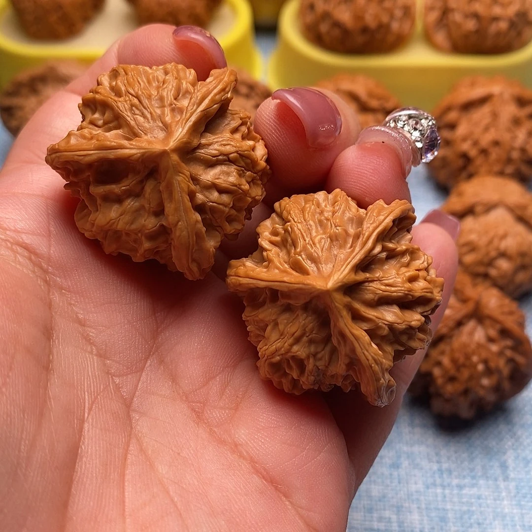 文玩核桃把件毕业三棱36全品