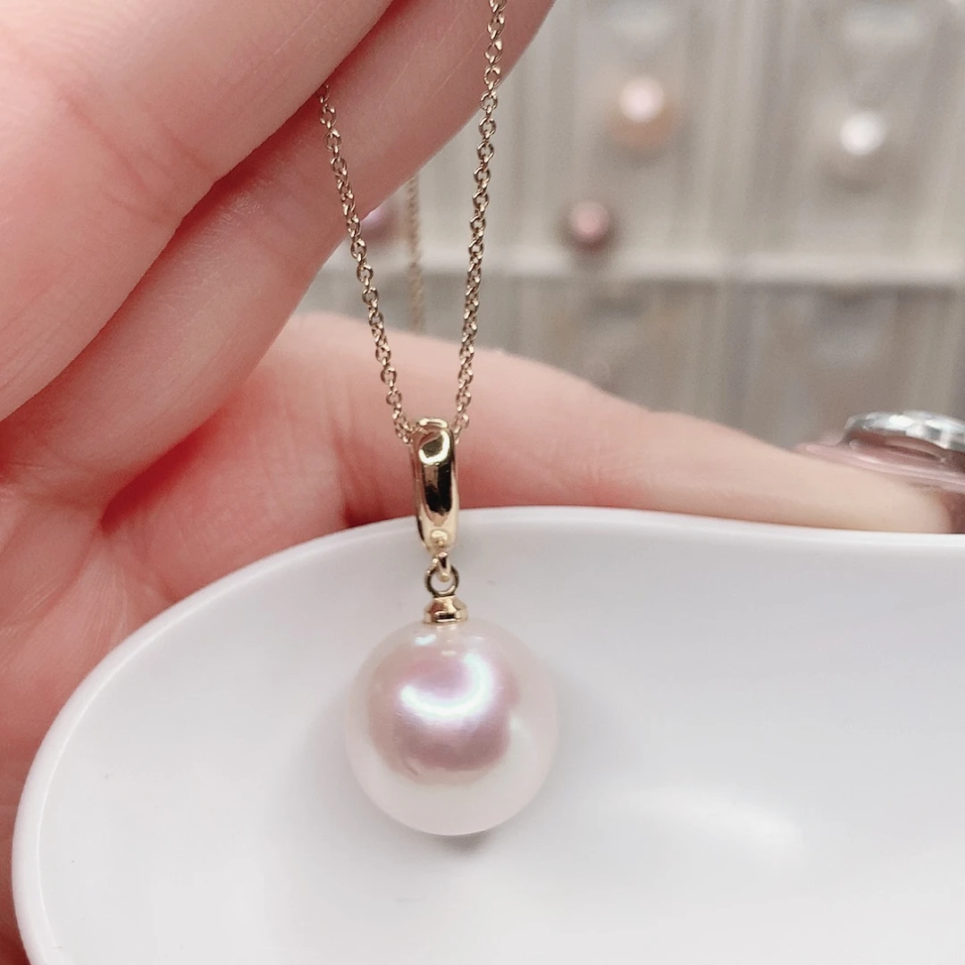 淡水珍珠吊坠(赠链)合金