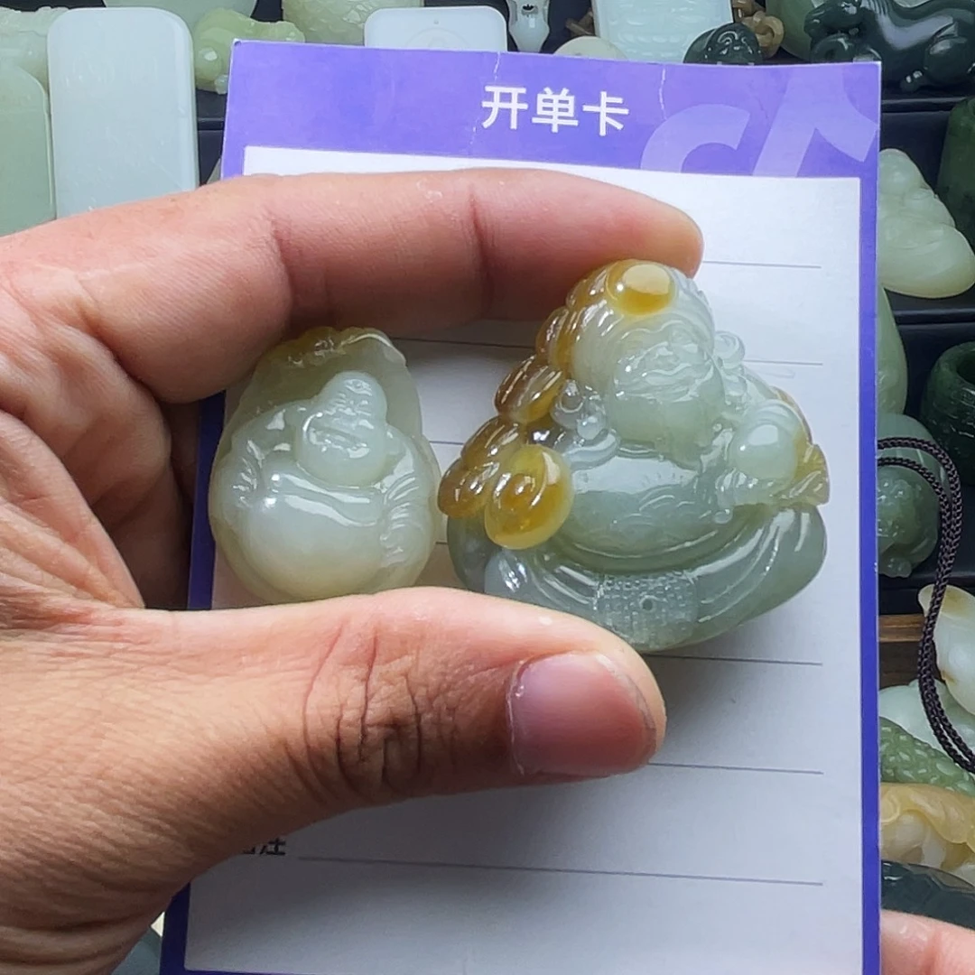 和田玉未镶嵌吊坠(不含链)