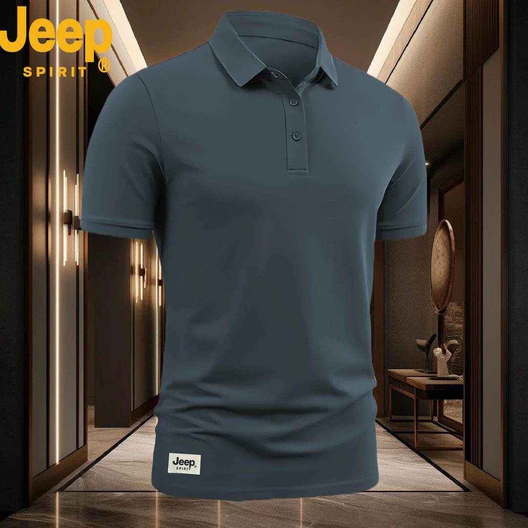 JEEPSPIRITPOLO衫短袖百搭轻奢休闲品牌经典潮流商务透气新款流行