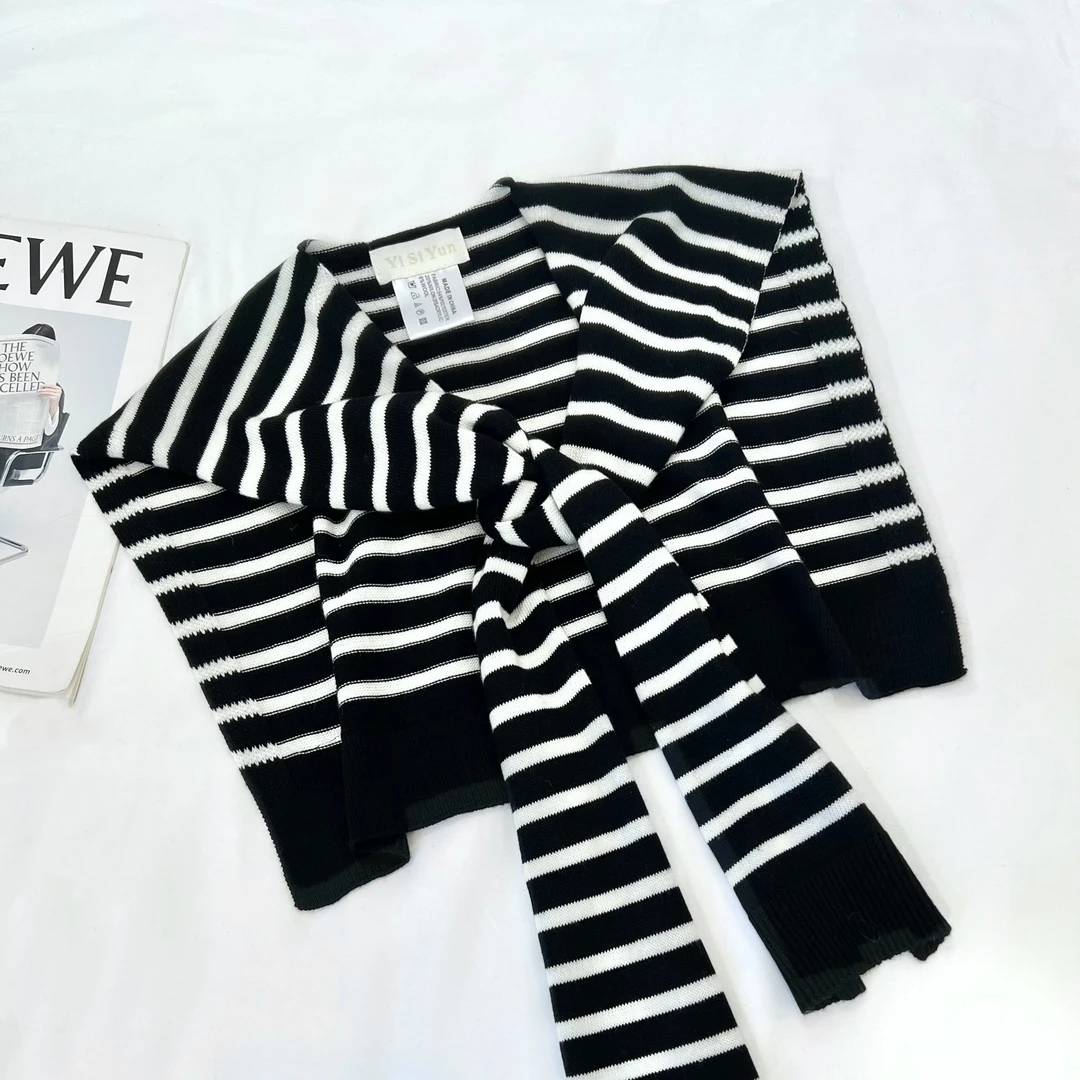 2025夏季新款小个子时尚百搭薄款气质小坎肩外搭披肩ZR-S76628