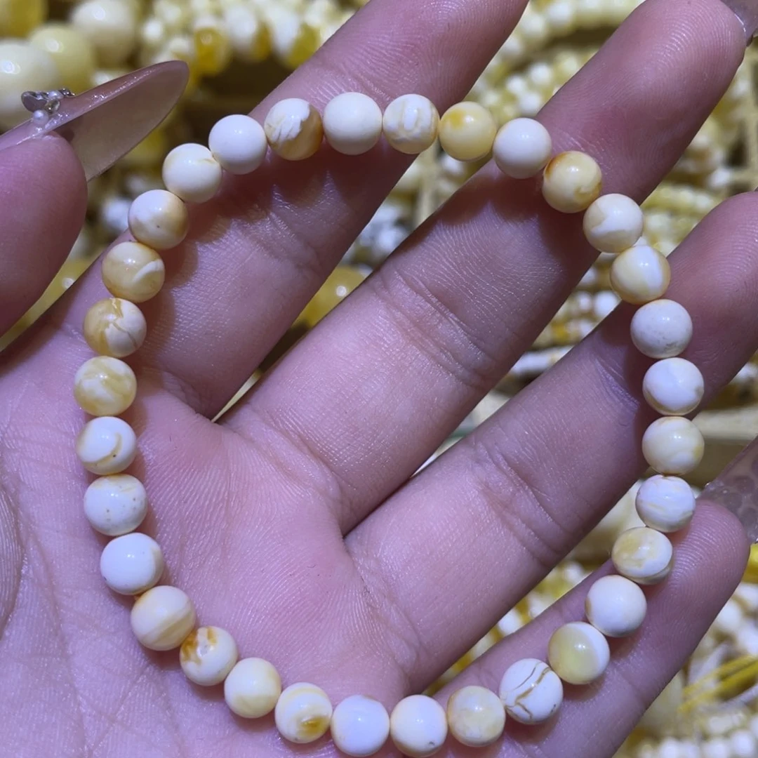 手绳琥珀未镶嵌6m