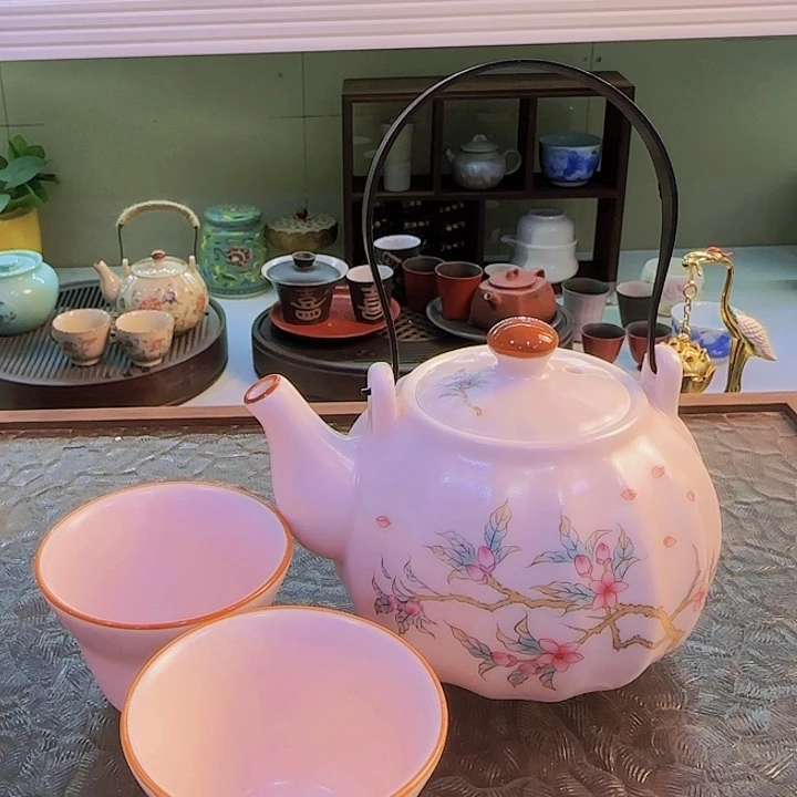 茶具套装旅行茶具青花瓷器茶叶罐个人杯主人杯