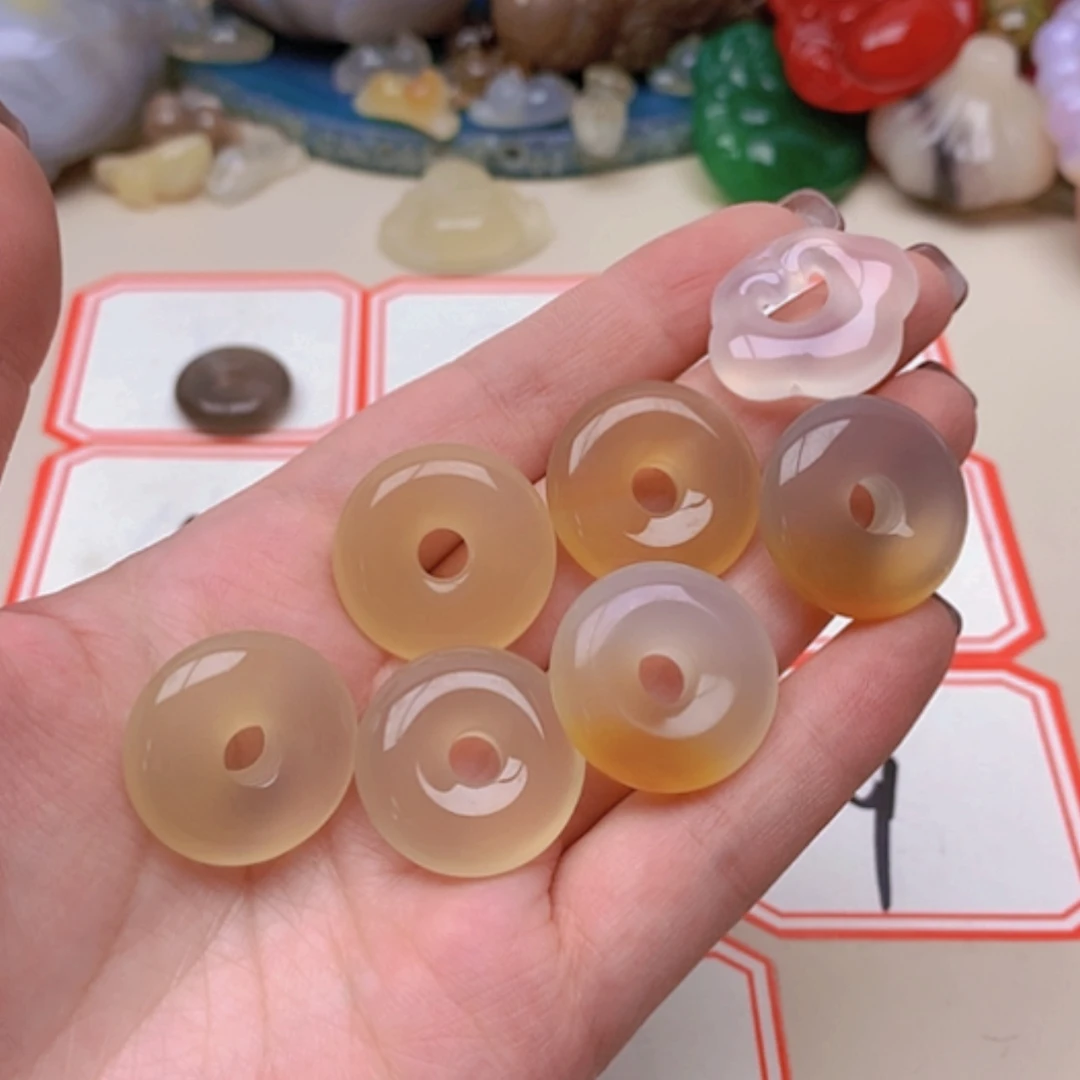 【闪购商品】未镶嵌玛瑙/玉髓珠宝半成品泽***0