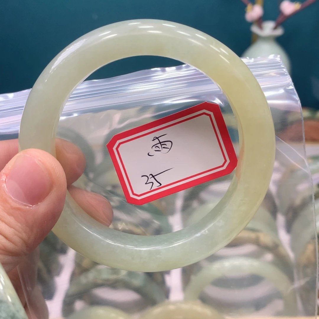 透闪石-蛇纹石玉手镯未镶嵌雨*✨