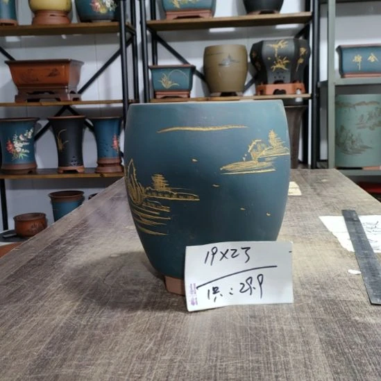 紫砂花盆库存尾货清仓