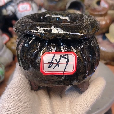 粗陶花盆手工花盆制作