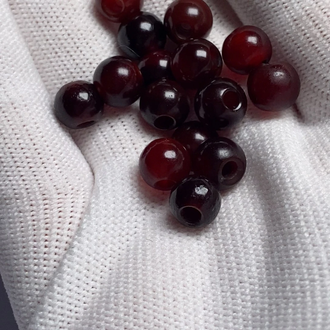 玛瑙/玉髓珠子未镶嵌8mm