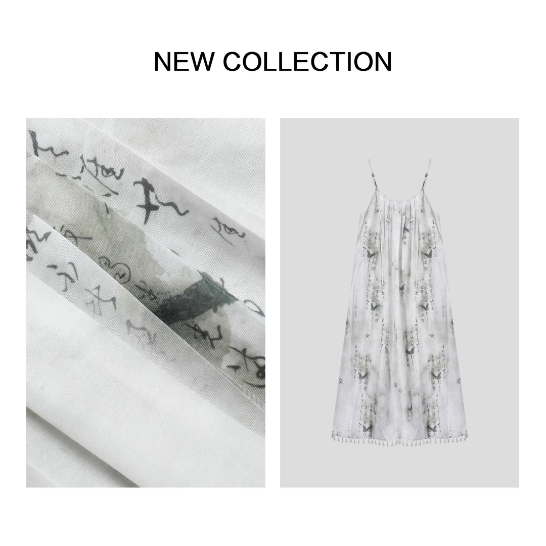 【龙哥专属】L1F38023A 夏季新款时尚优雅百搭连衣裙 8023