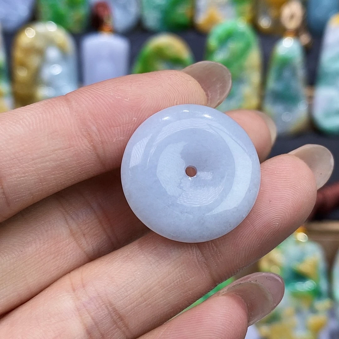 翡翠未镶嵌颈饰翡翠A货一物一证