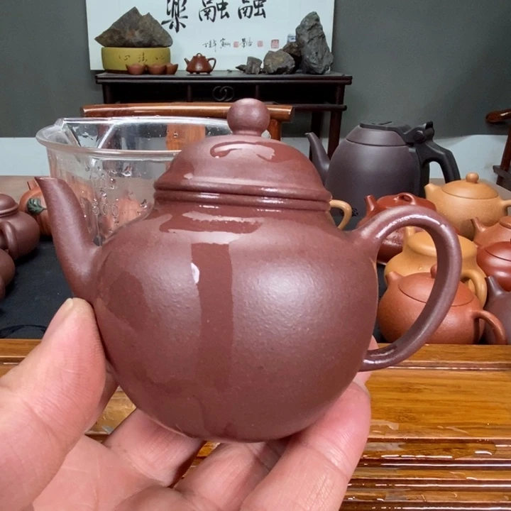 茶壶紫砂原矿深井老紫泥秋水