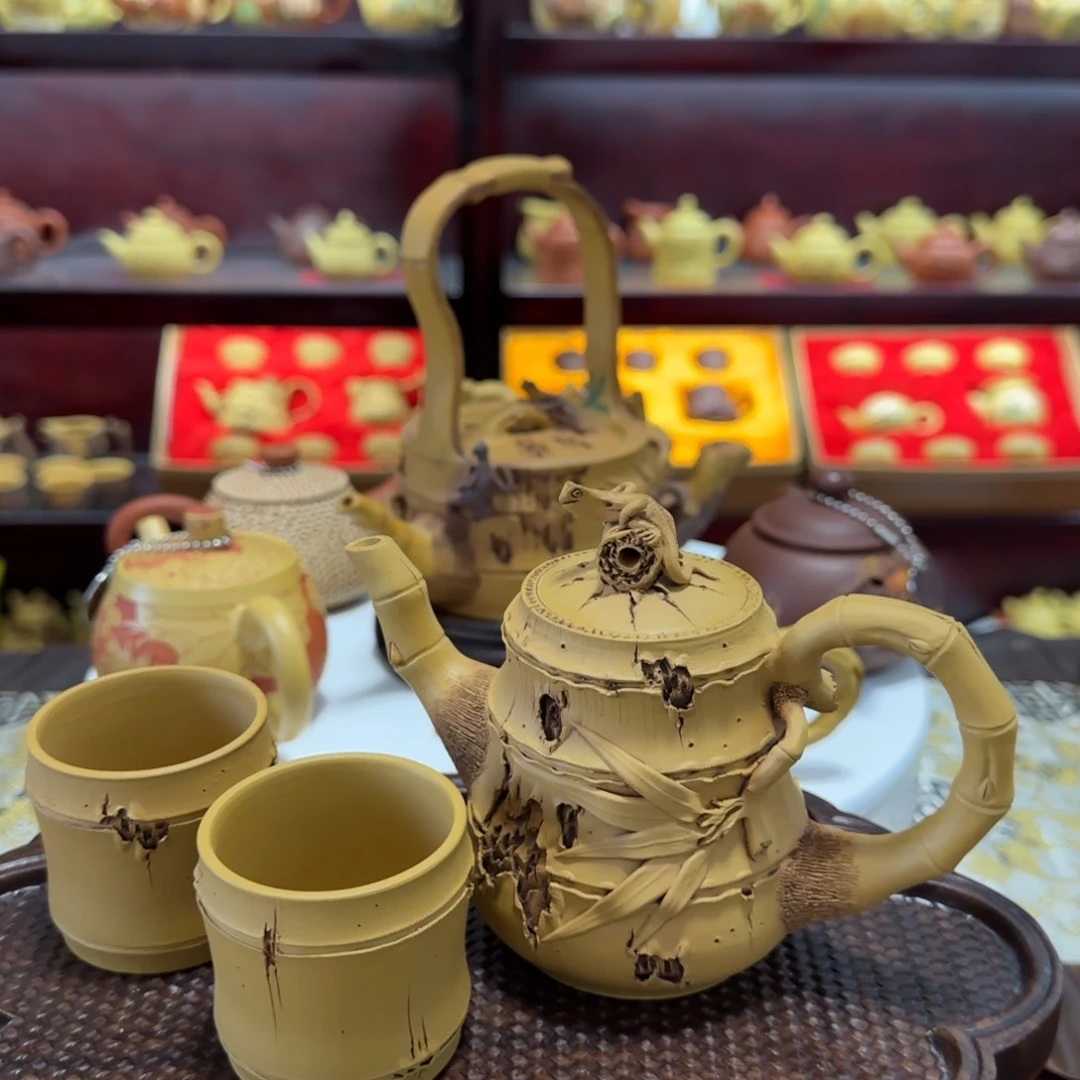 【闪购商品】紫砂茶壶葫芦竹节