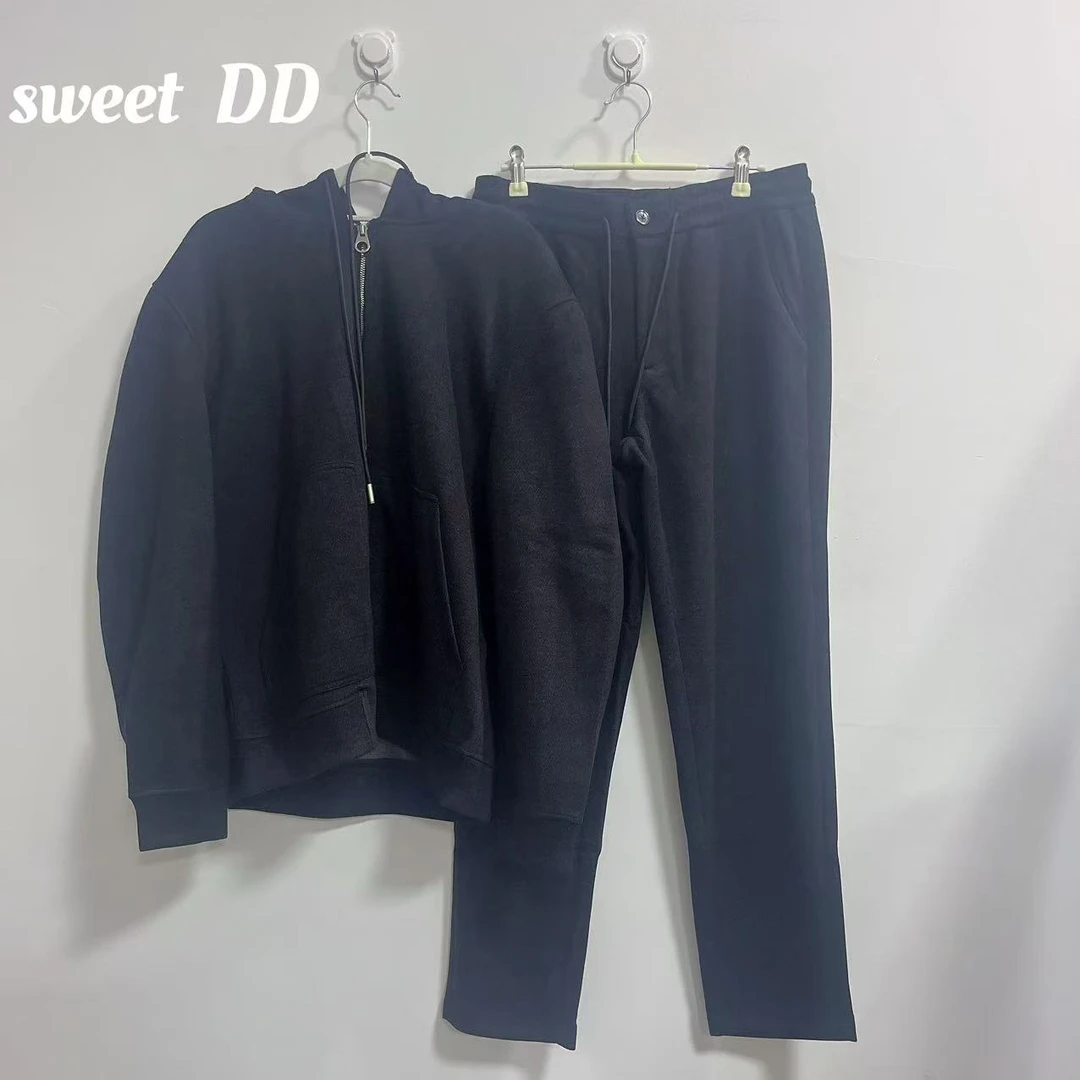 Sweet DD25男士双色春秋连帽开衫套装