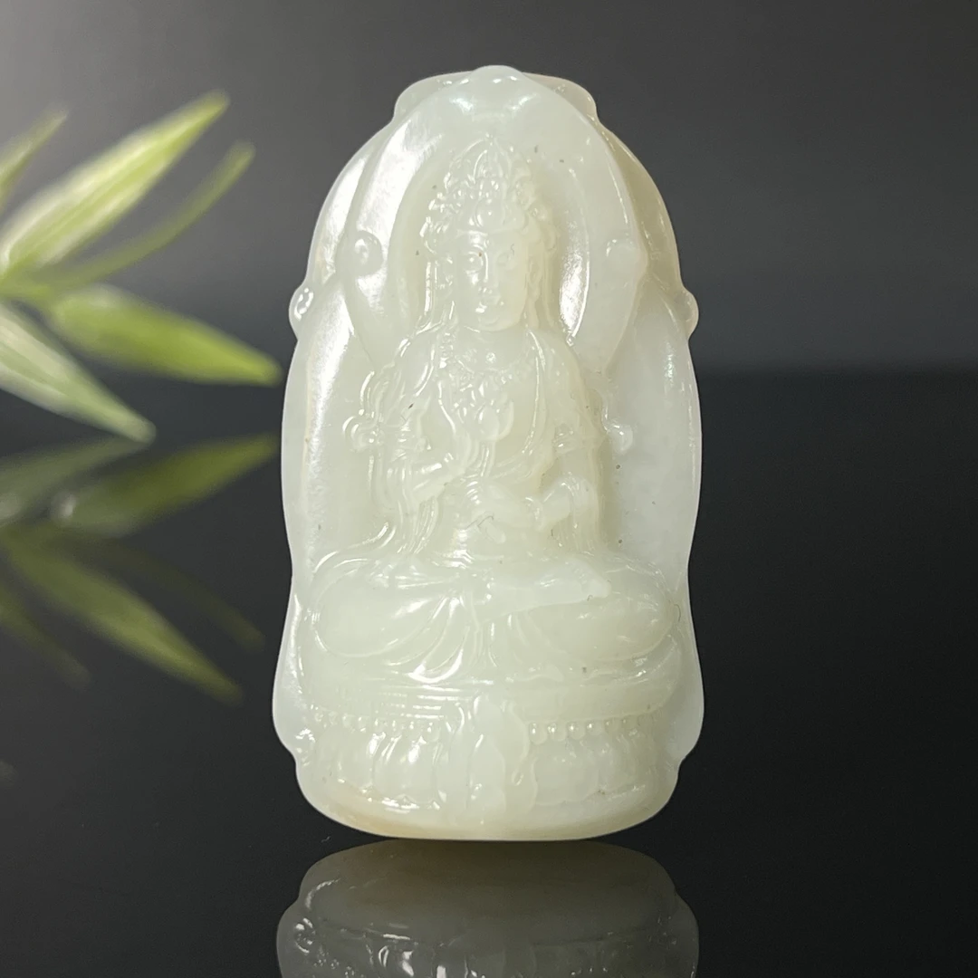 1214GC8867和田玉挂件