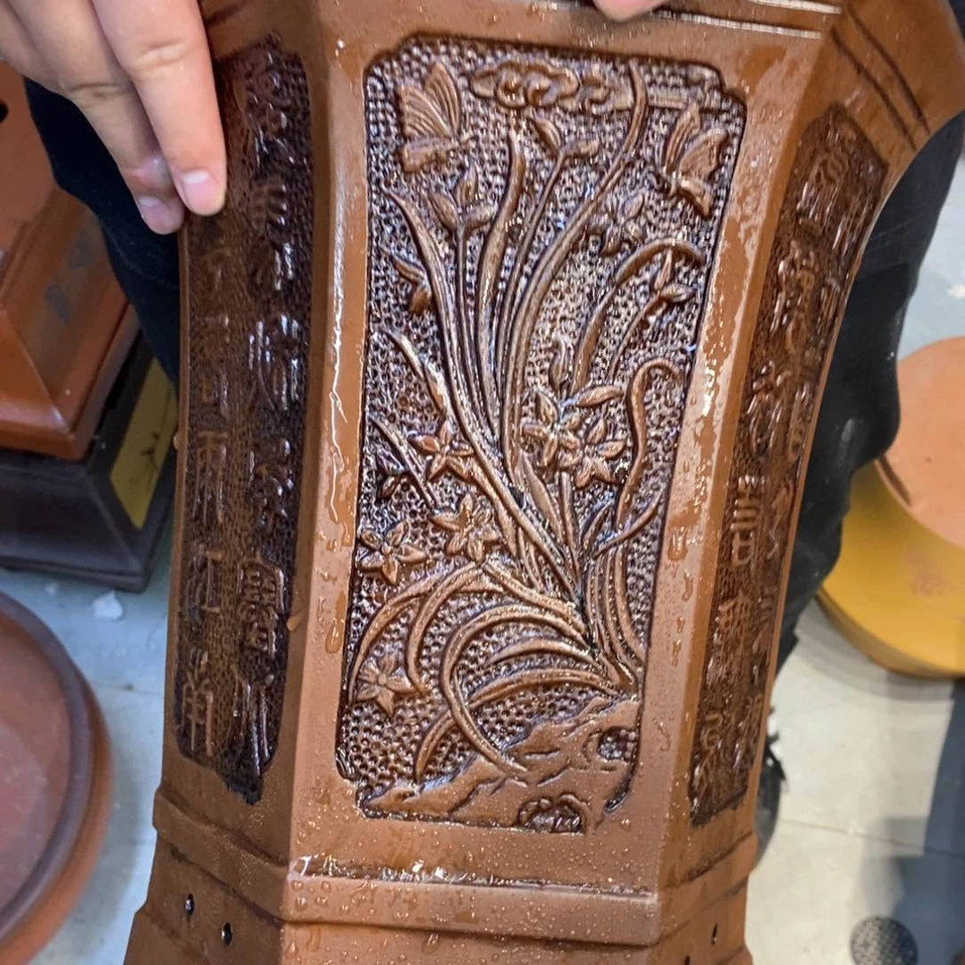 紫砂花盆口径口径23 30