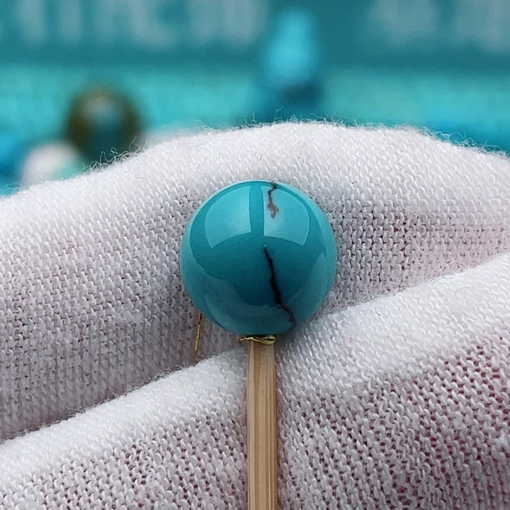 未镶嵌绿松石珠宝奇石9.5