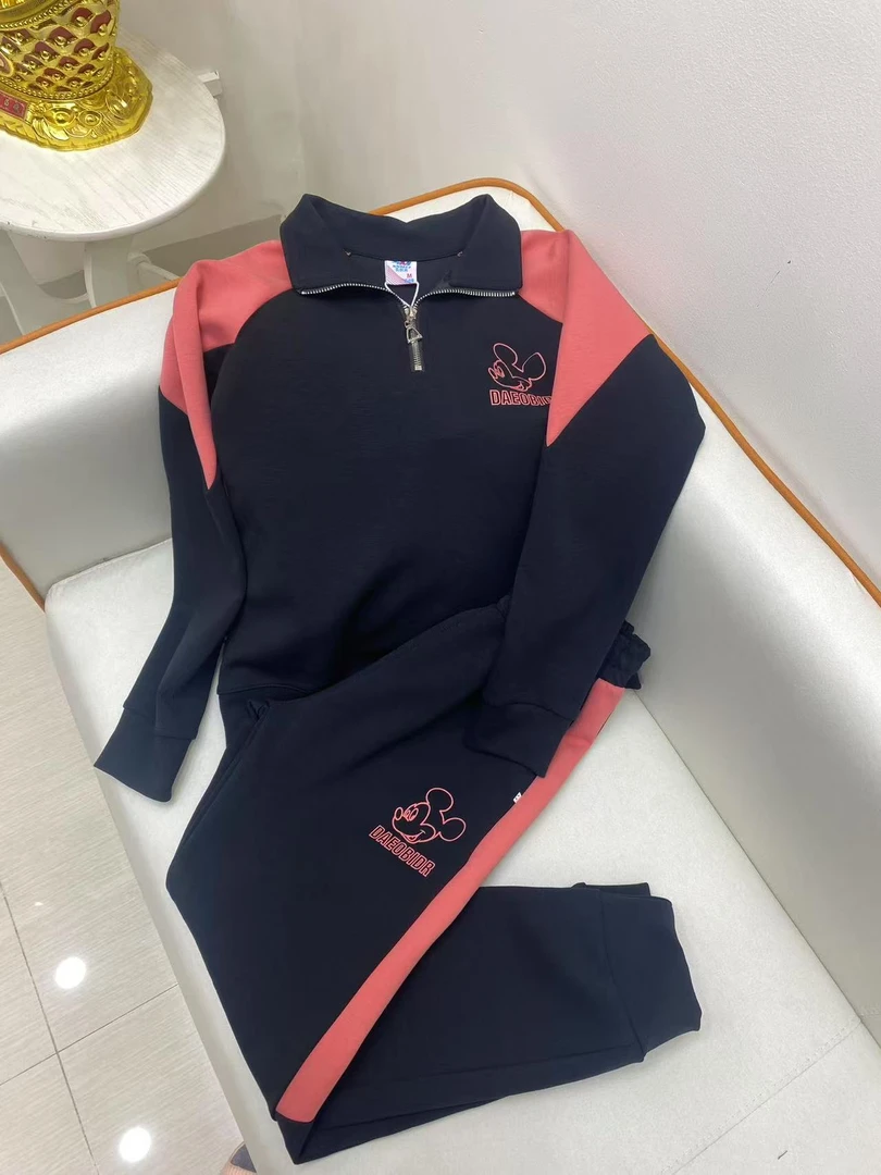 【慧姐】173洋气时尚太空棉妈妈套装女