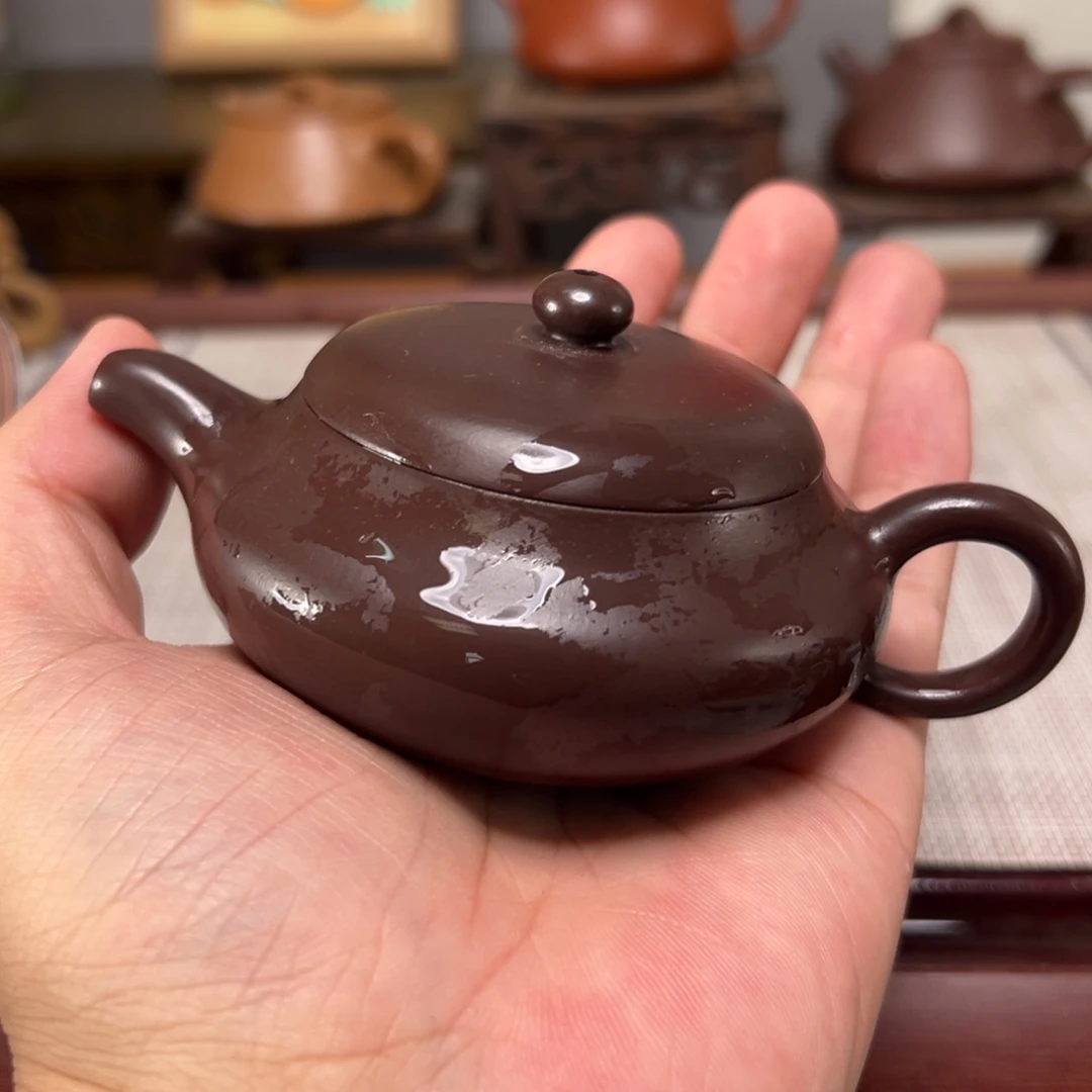 壶紫砂微瑕茶壶款