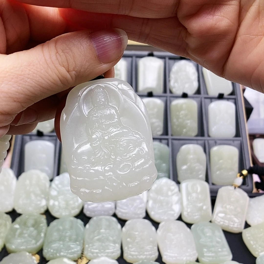 和田玉颈饰未镶嵌来****4