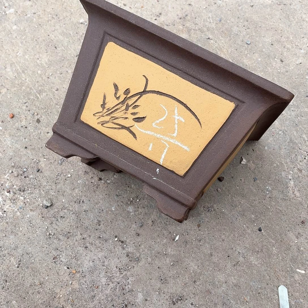 紫砂宜兴紫砂花盆，现货发