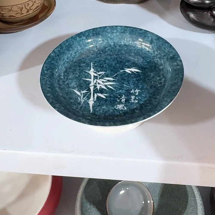 手绘壶承。。品茗之