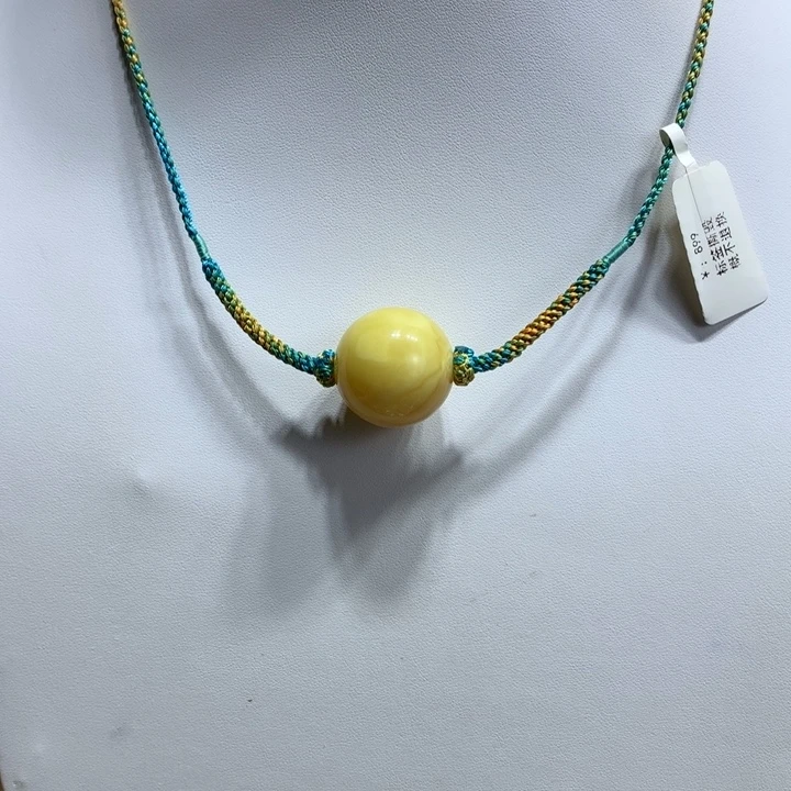 蜜蜡颈饰未镶嵌23.6mm