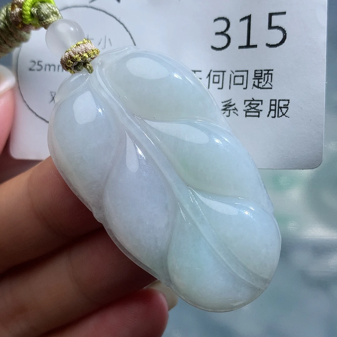 翡翠未镶嵌颈饰315