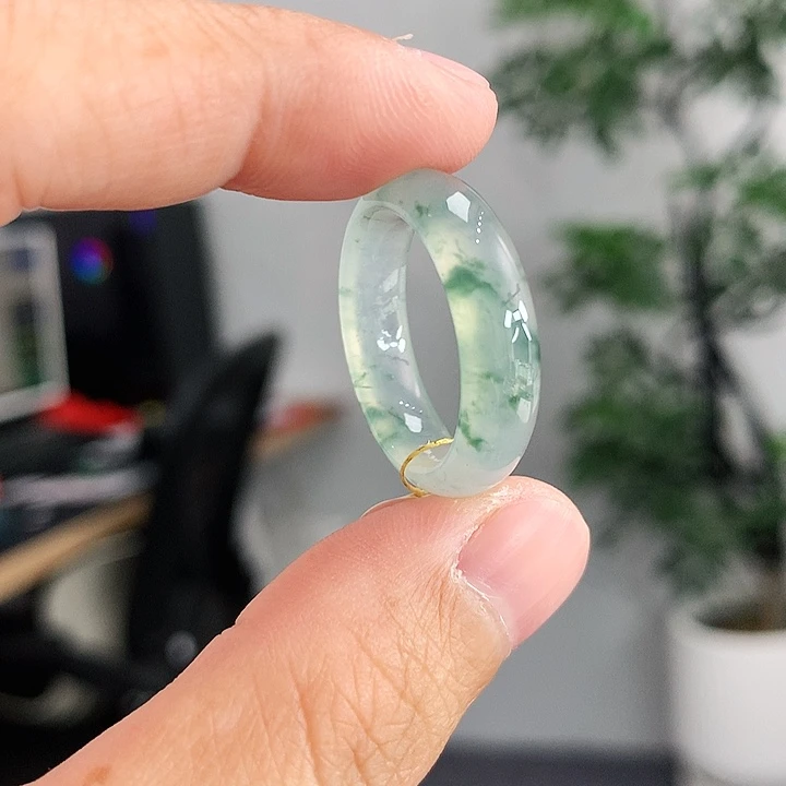 翡翠未镶嵌戒指17号