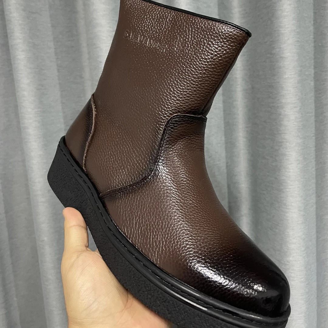 SALMANDER 头层牛皮男靴