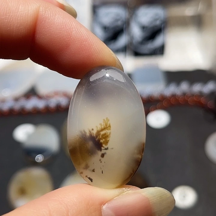 玛瑙/玉髓未镶嵌吊坠(不含链)