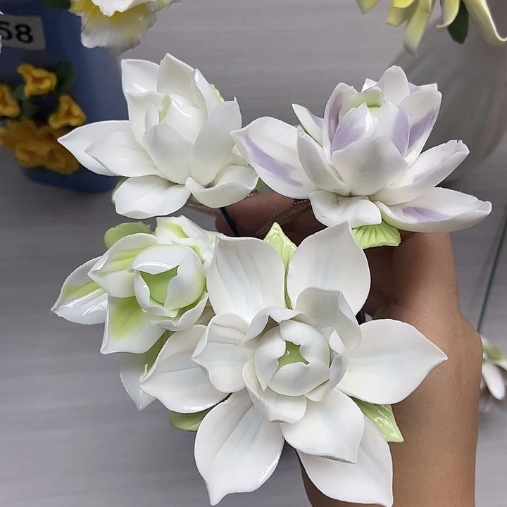 南***柯陶瓷纯手工捏花设计