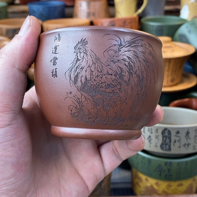 【闪购商品】紫砂杯子宜兴全手工紫砂杯