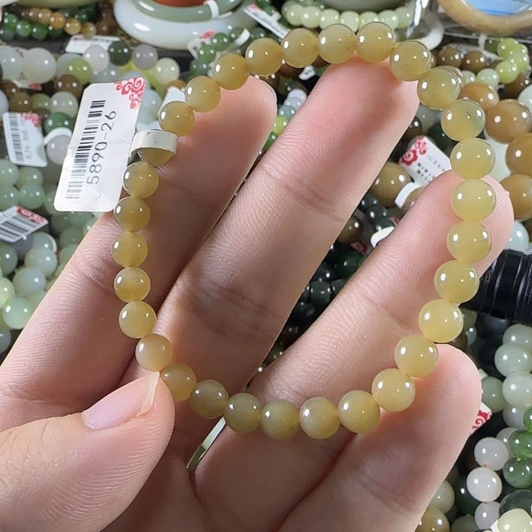 和田玉未镶嵌手链22