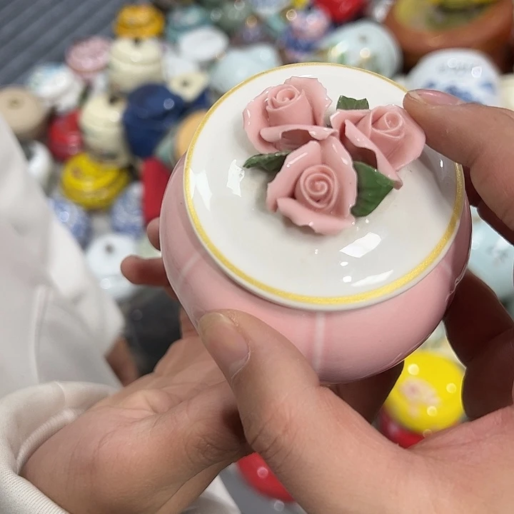 茶叶罐陶瓷家用储物罐瑕疵福利品介意勿拍