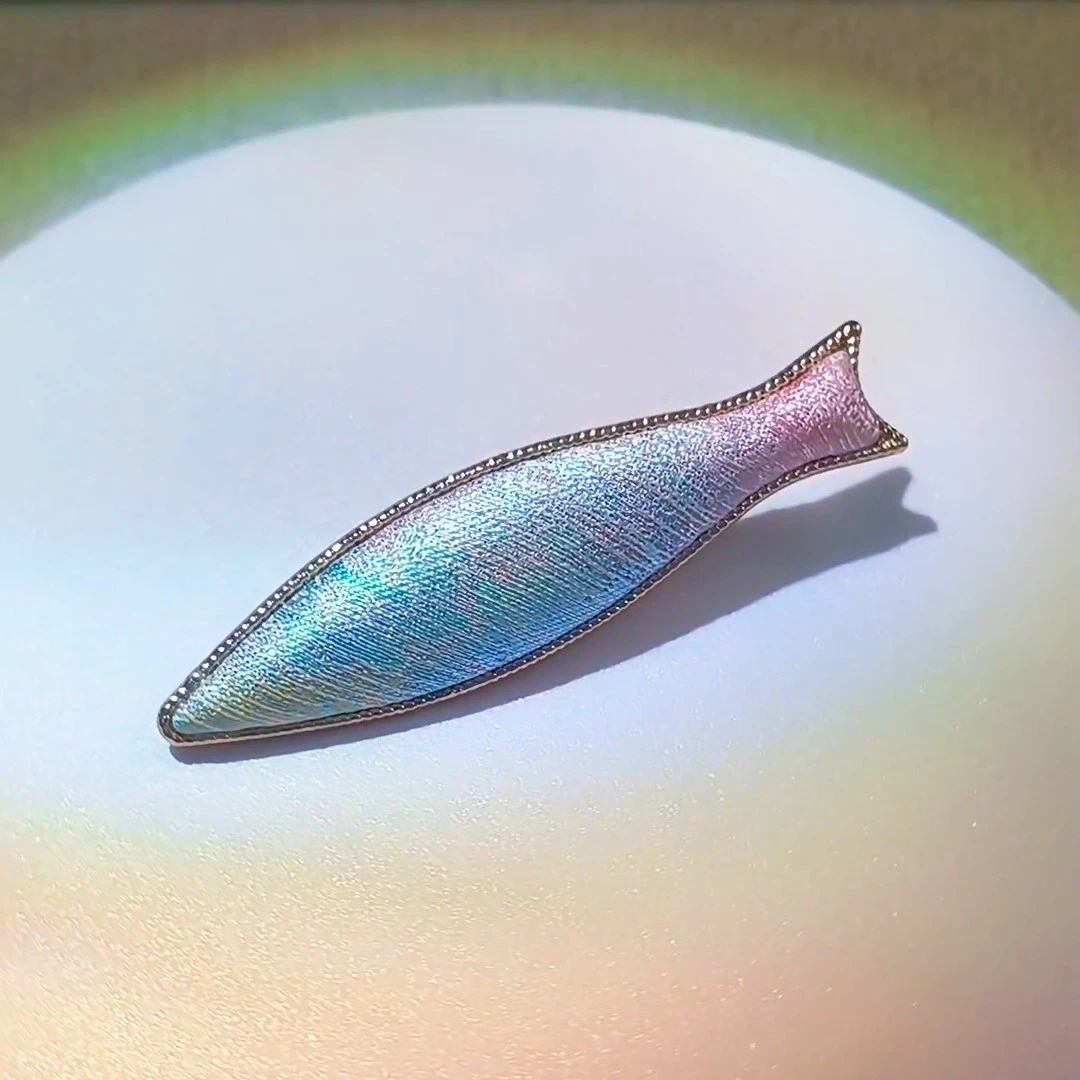 《鲁锦堂·贵人饰定》手工非遗宋锦发夹/项链/车挂闺蜜礼物/马年礼物