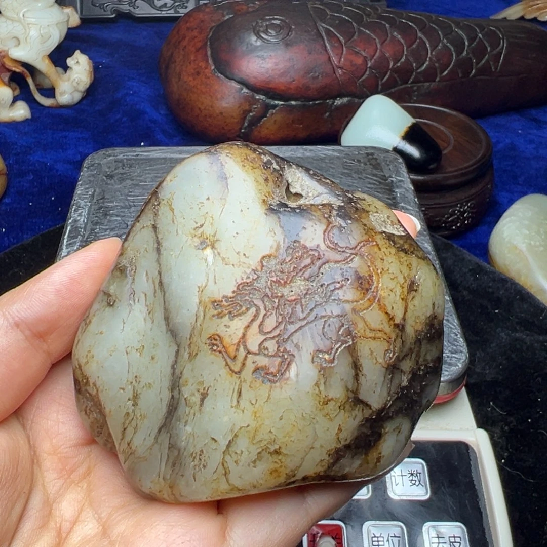 阿***食和田玉未镶嵌挂件